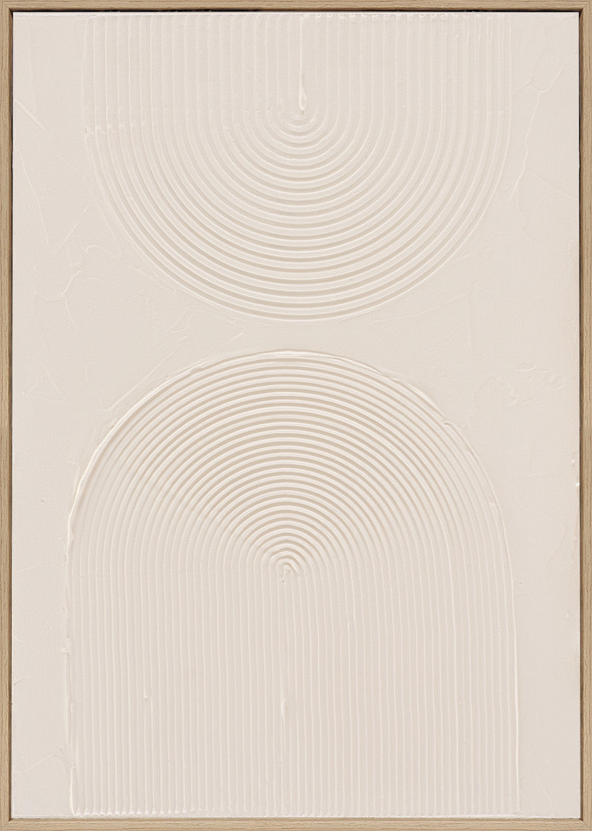 3D-Wanddekoration «Creme» 50 × 70 cm – 6er-Set – Ansicht 6