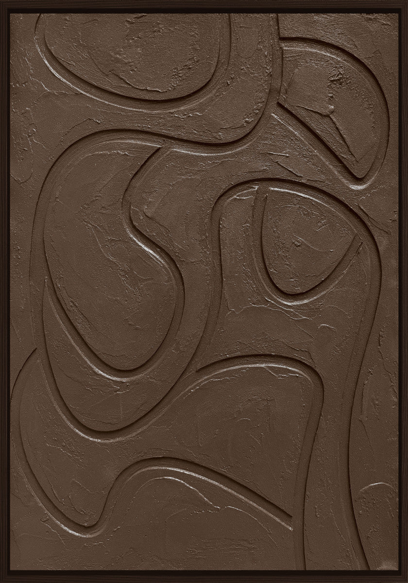 3D-Wanddekoration «Braun 2» 70 × 100 cm