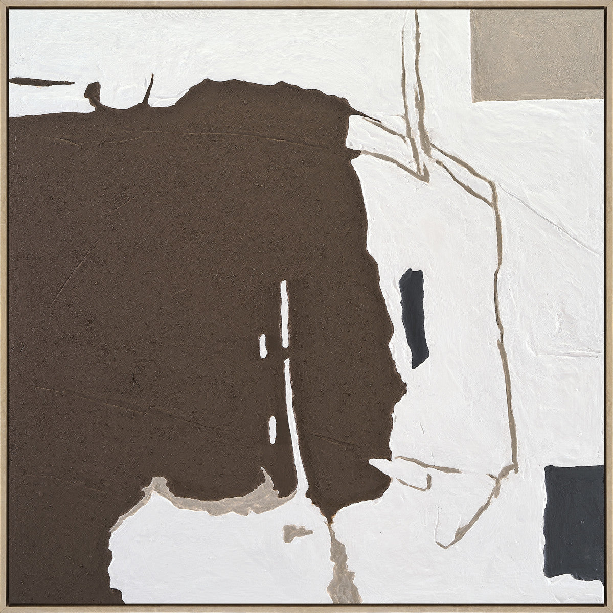 Ölgemälde «Seufzer» 120 × 120 cm mit Rahmen, handgemalt – Ansicht 2