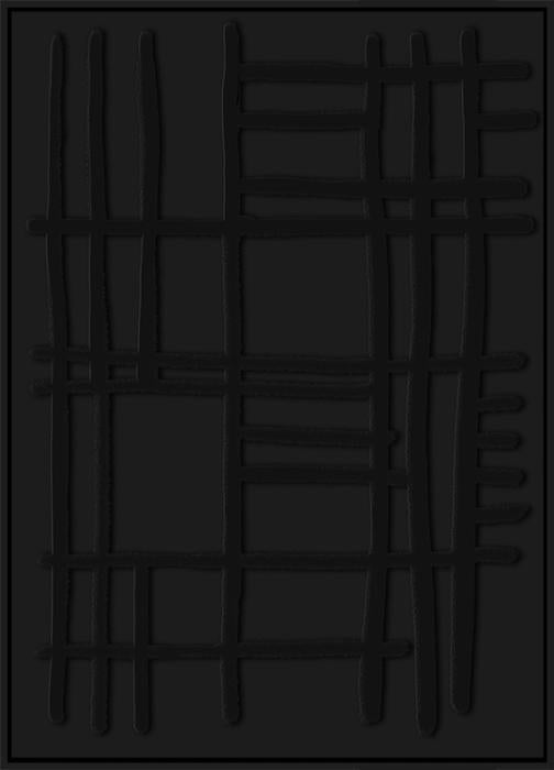 Leinwand inkl. Backrahmen 100x140cm Flächen + Linien. Material: Leinwand + Gips