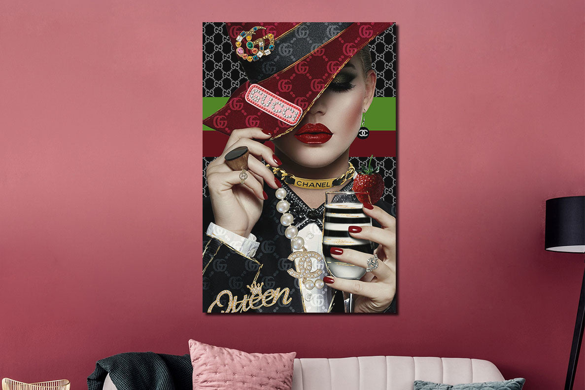 Glasbild «Prost» 80 × 120 cm – Ansicht 2