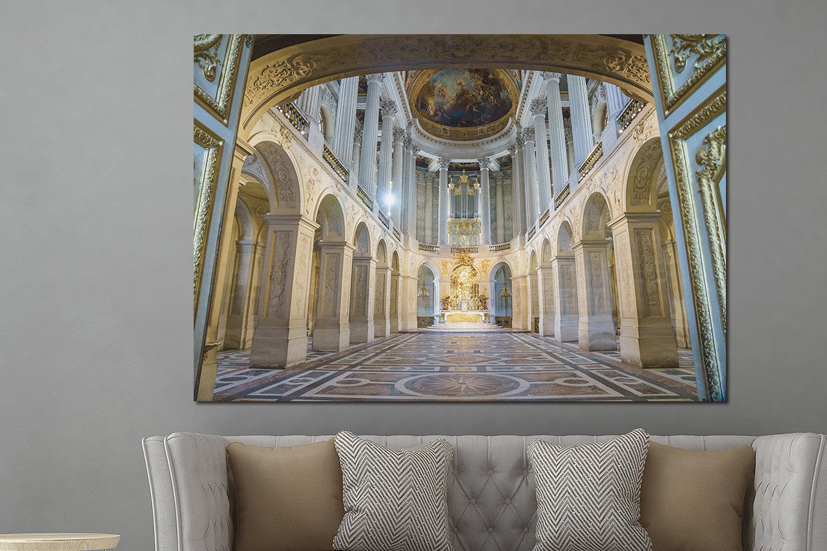 Glasbild «Luxuriöse Kirche» 160 × 110 cm – Ansicht 2