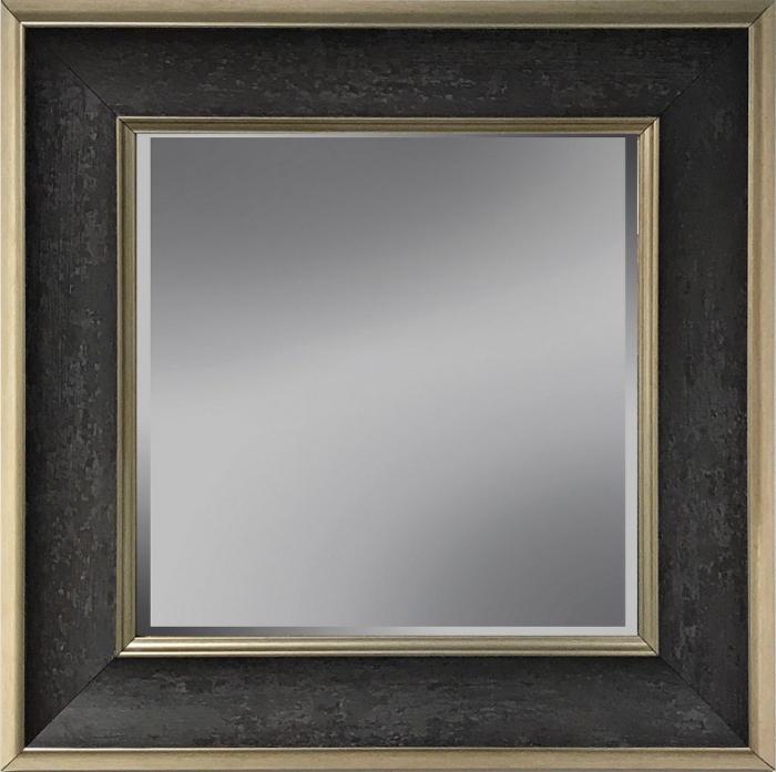 Facettenspiegel mit Rahmen Grau 54 × 64 cm (Art. 496504050GR-SP)