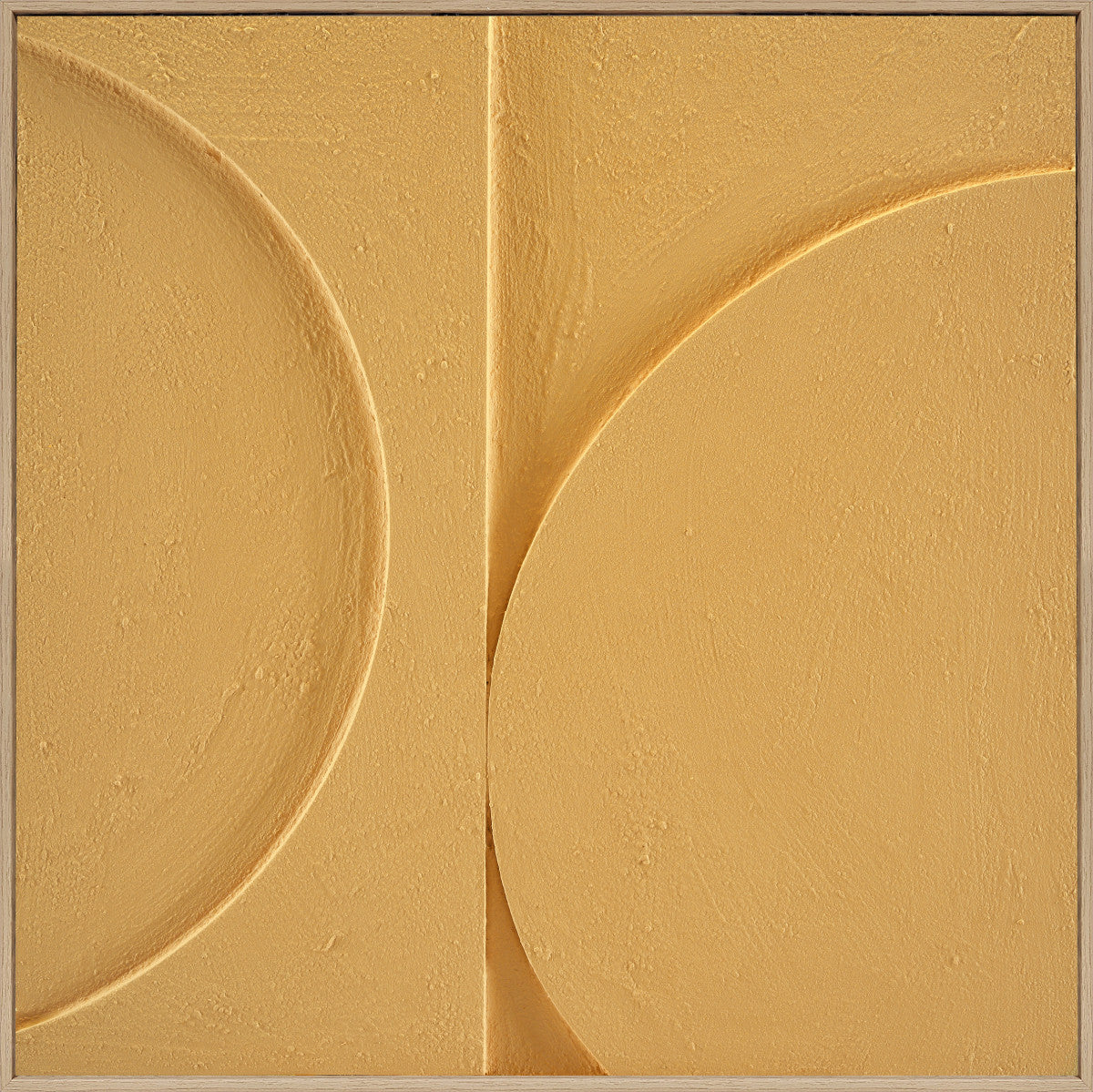 3D-Wanddekoration «Halbkreise Ray Flower» 80 × 80 cm