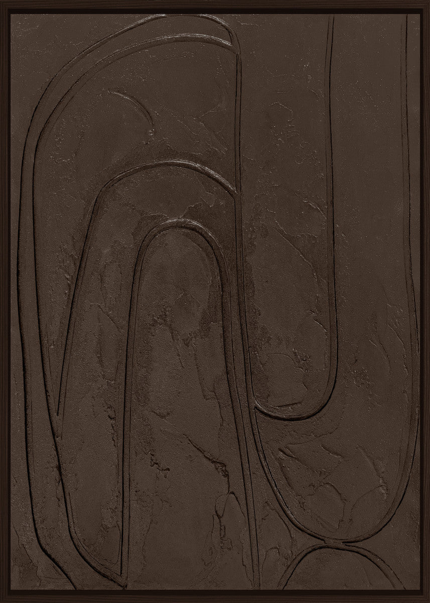 3D-Wanddekoration «Braun 1» 50 × 70 cm