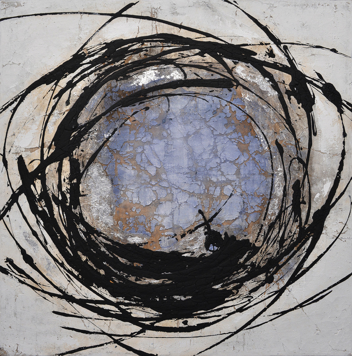 Ölgemälde abstrakt 150 × 150 cm – Art. OTH-0024 – Ansicht 2