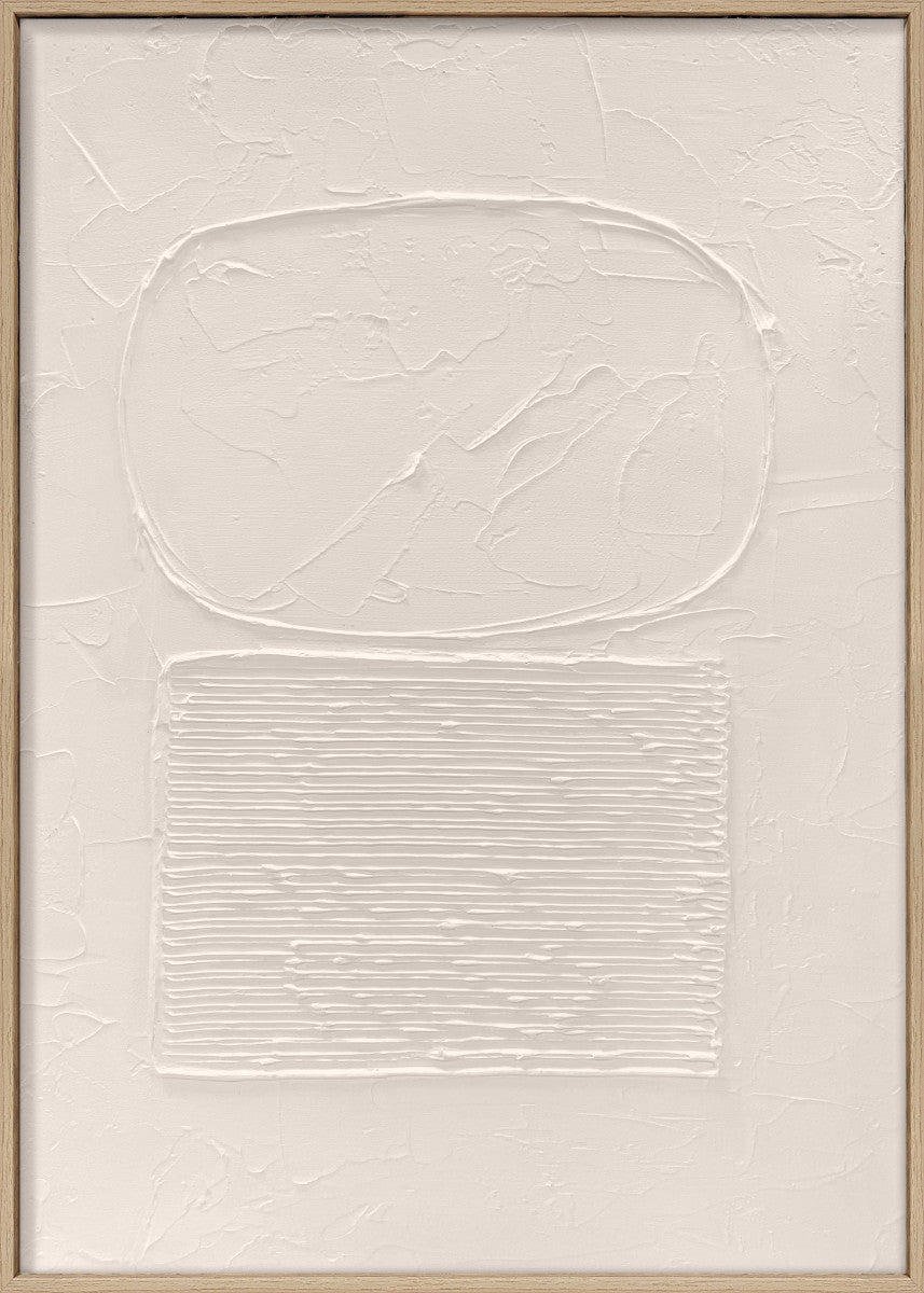 3D-Wanddekoration «Creme» 50 × 70 cm – 6er-Set – Ansicht 5