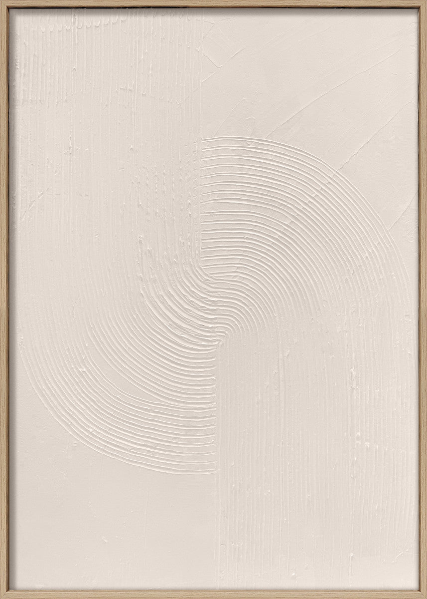 3D-Wanddekoration «Creme» 50 × 70 cm – 6er-Set – Ansicht 2