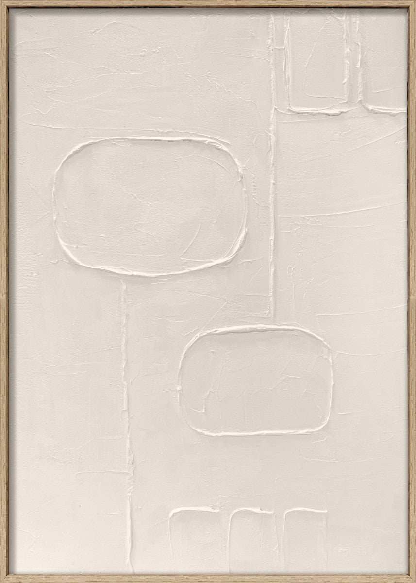 3D-Wanddekoration «Creme» 50 × 70 cm – 6er-Set – Ansicht 4