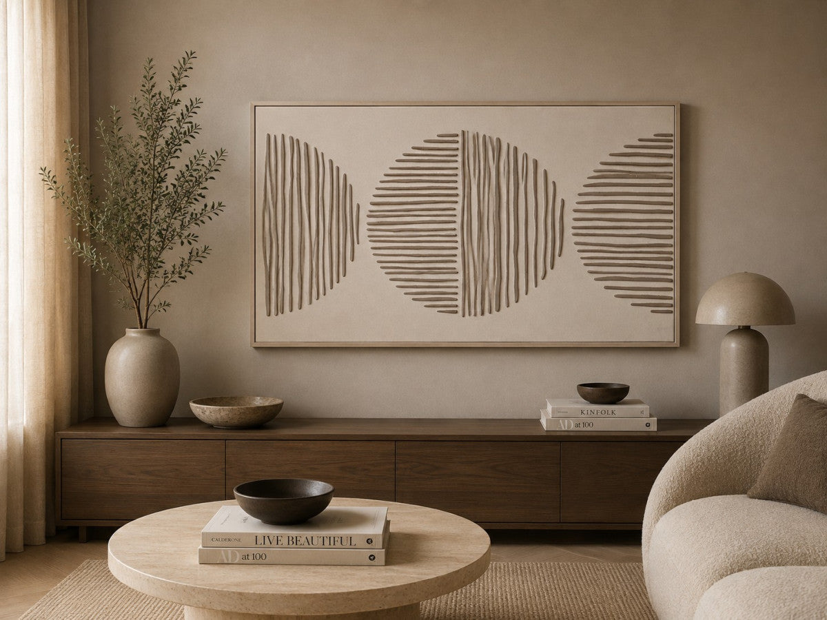 Ölgemälde «Baumwolle» 80 × 120 cm mit Rahmen – Ansicht 2