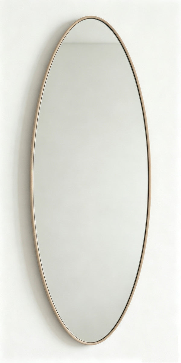 Spiegel «Eclipse» Sand mit Aluminiumrahmen 80 × 160 cm