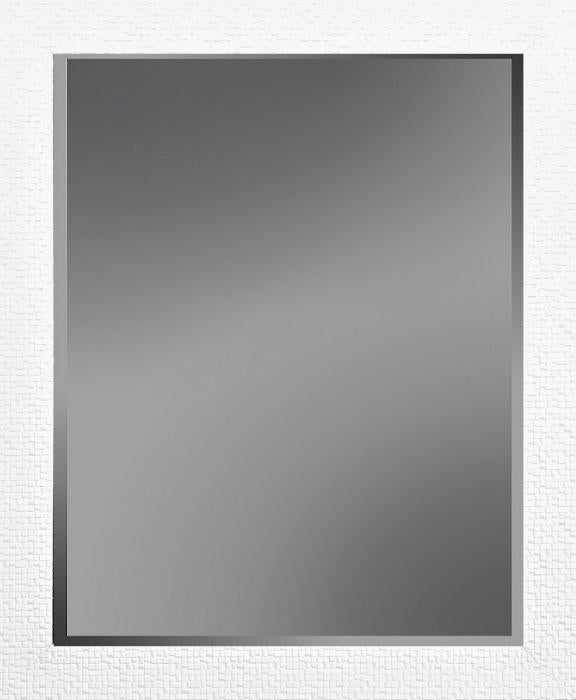 Spiegel met facet, 65x80cm incl. lijst. Wit