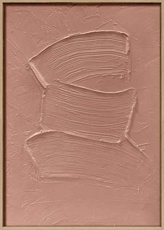 3D wanddecoratie 50x70cm mocha mouse. Set van 6