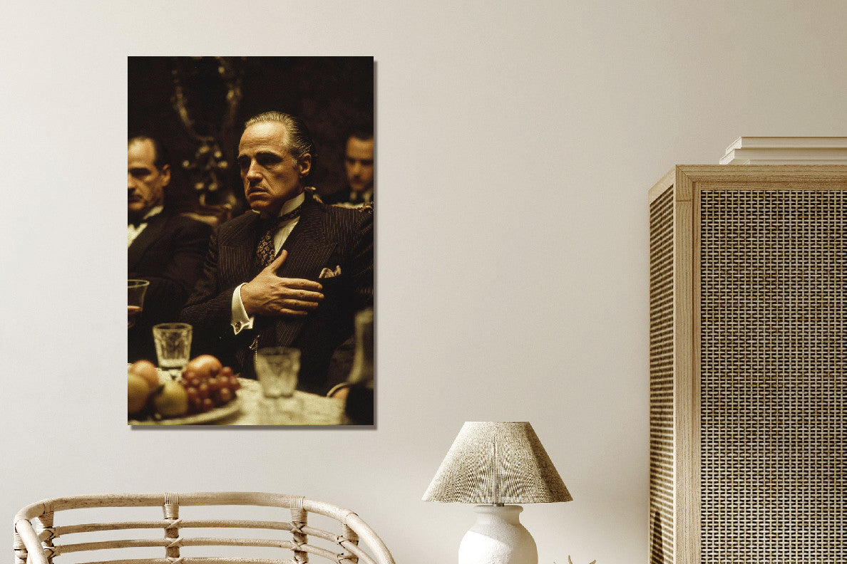 Glasbild «Abendessen» 80 × 120 cm – Ansicht 2