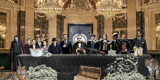 Glasbild «Mafia» 160 × 80 cm (Art. GLAS080160C-726)