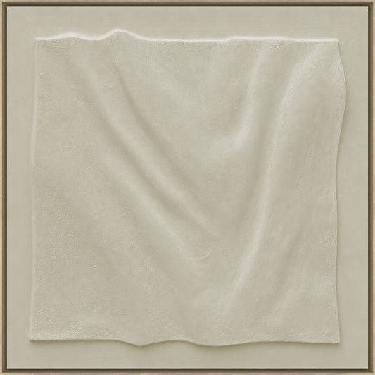 3D-Wanddekoration «Beige Wellen» 100 × 100 cm