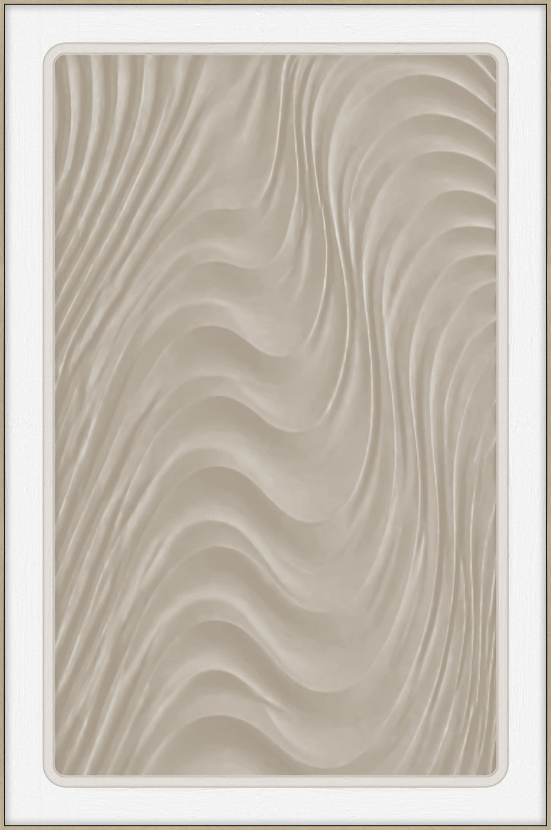 3D-Wanddekoration «Gerahmte Wellen 1» 80 × 120 cm