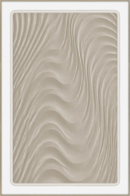 3D-Wanddekoration «Gerahmte Wellen 1» 80 × 120 cm