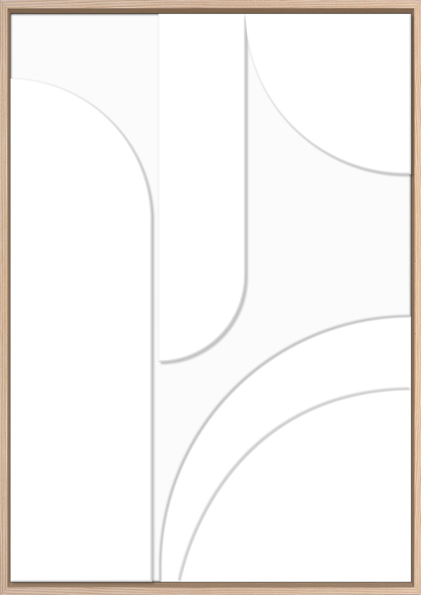 3D-Wanddekoration «Weiss 1» 70 × 100 cm