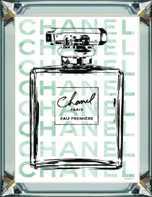 Spiegellijst met prent 40x50cm