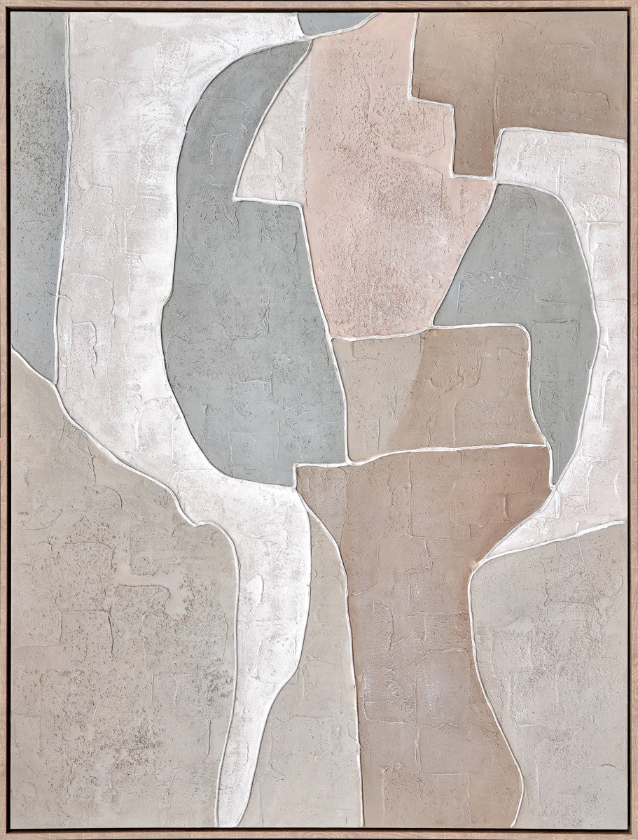 Ölgemälde «Sanfte Harmonie 2» 90 × 120 cm mit Rahmen, handgemalt – Ansicht 3