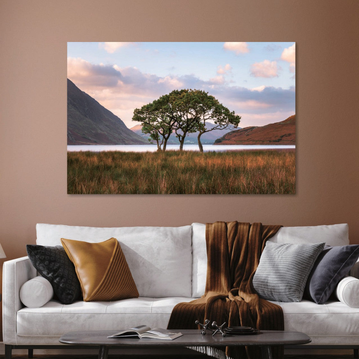 Glasbild «Einzelner Baum» 160 × 110 cm – Ansicht 2