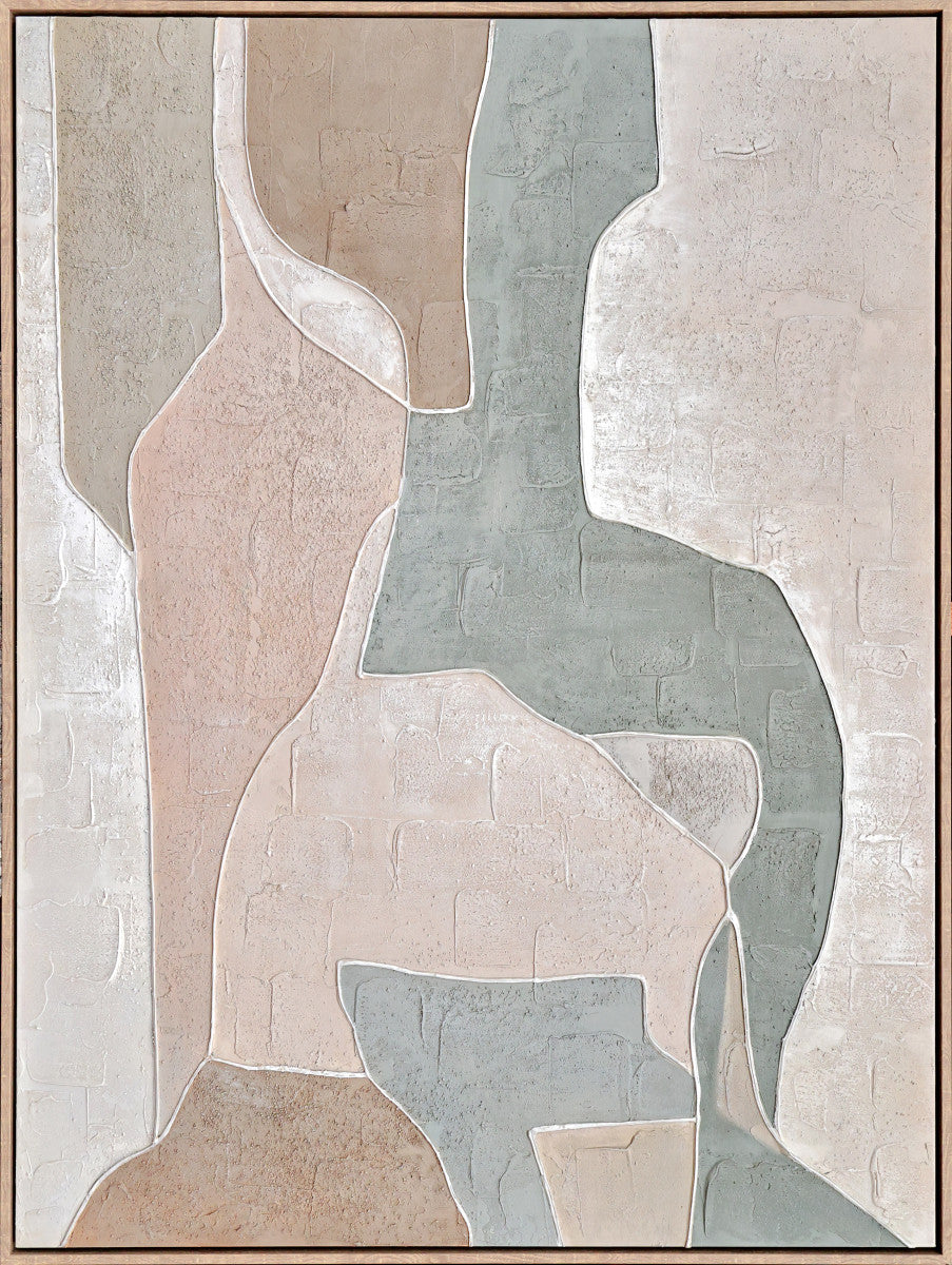 Ölgemälde «Sanfte Harmonie 1» 90 × 120 cm mit Rahmen, handgemalt – Ansicht 3