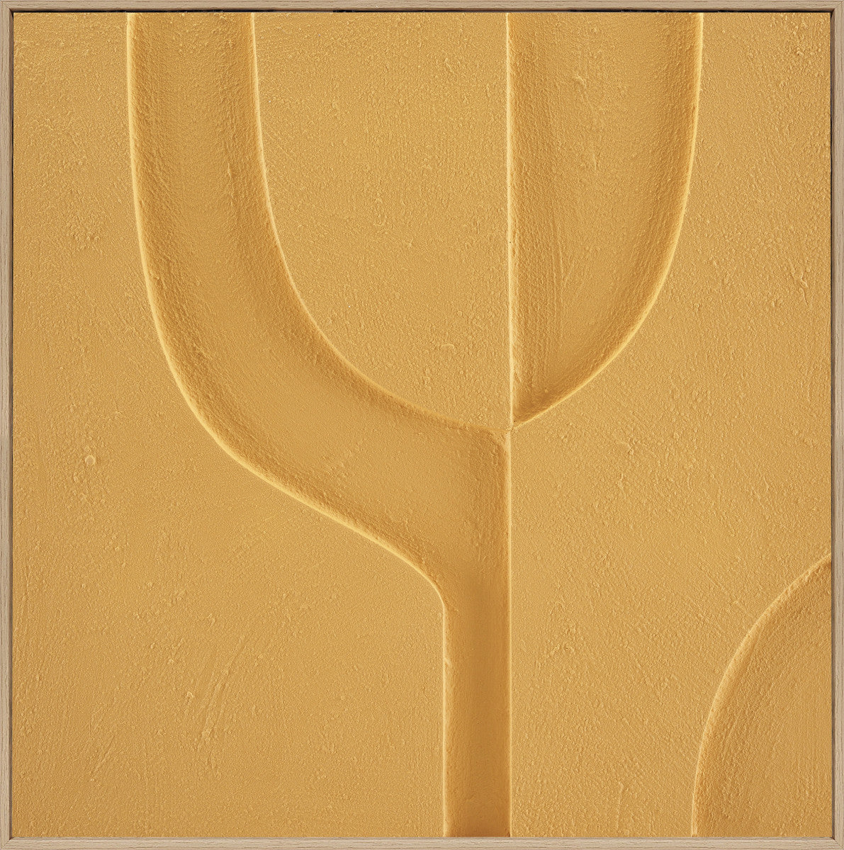 3D wanddecoratie 80x80cm Organisch ray flower