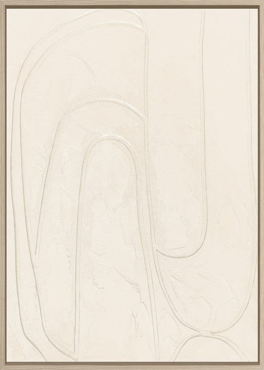 3D-Wanddekoration «Creme 4» 50 × 70 cm
