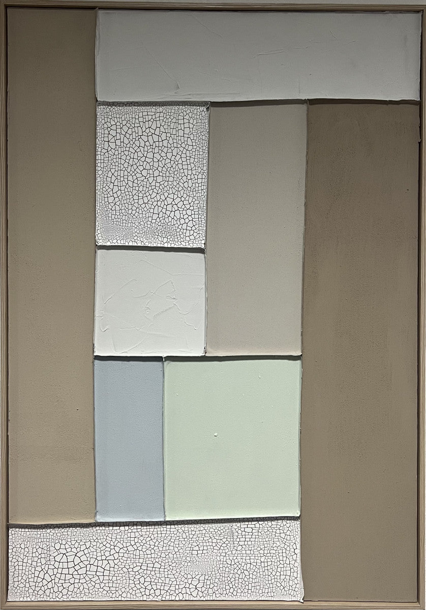 3D-Wanddekoration «Gewebte Formen 1» 70 × 100 cm