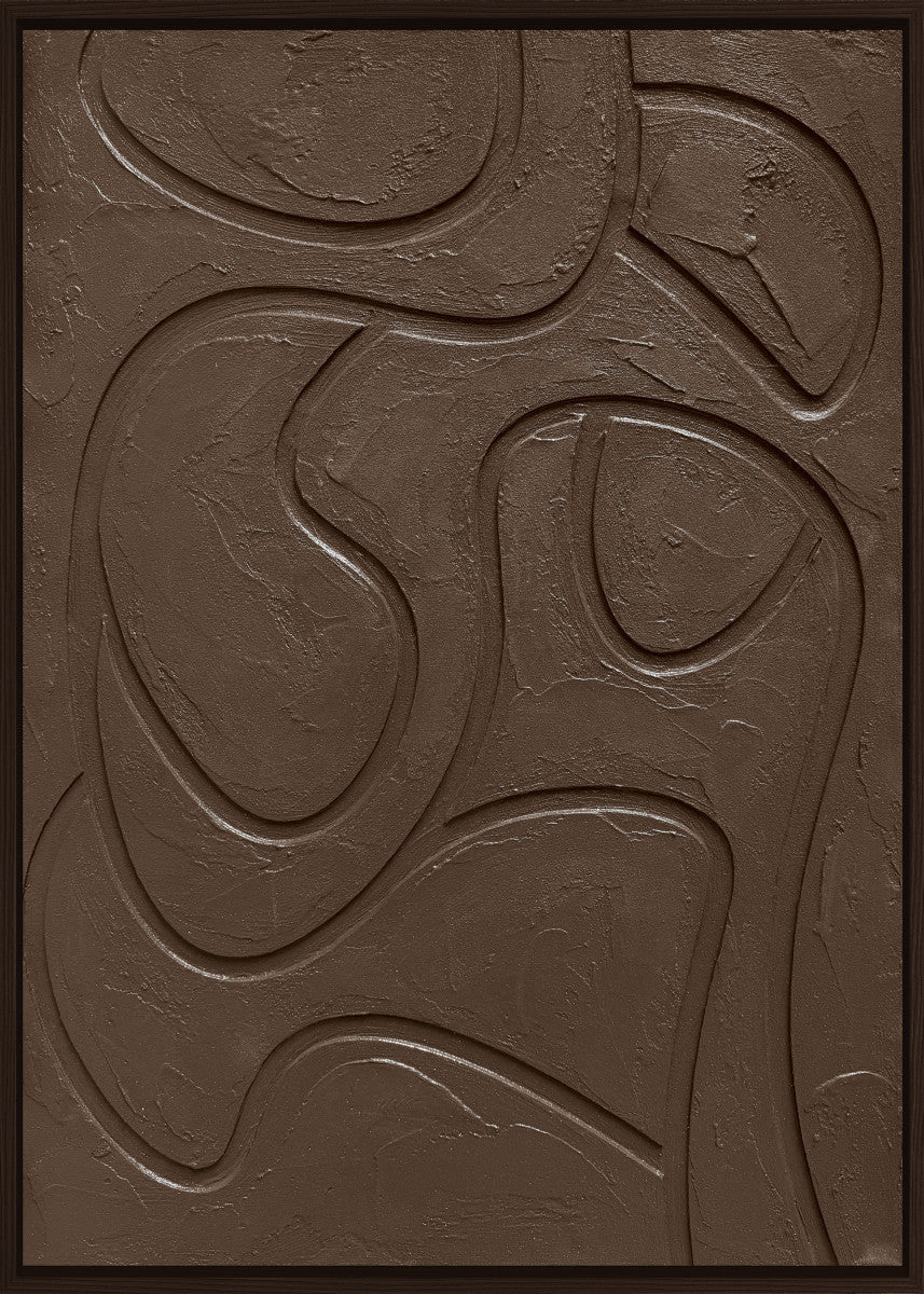3D-Wanddekoration «Braun 2» 50 × 70 cm