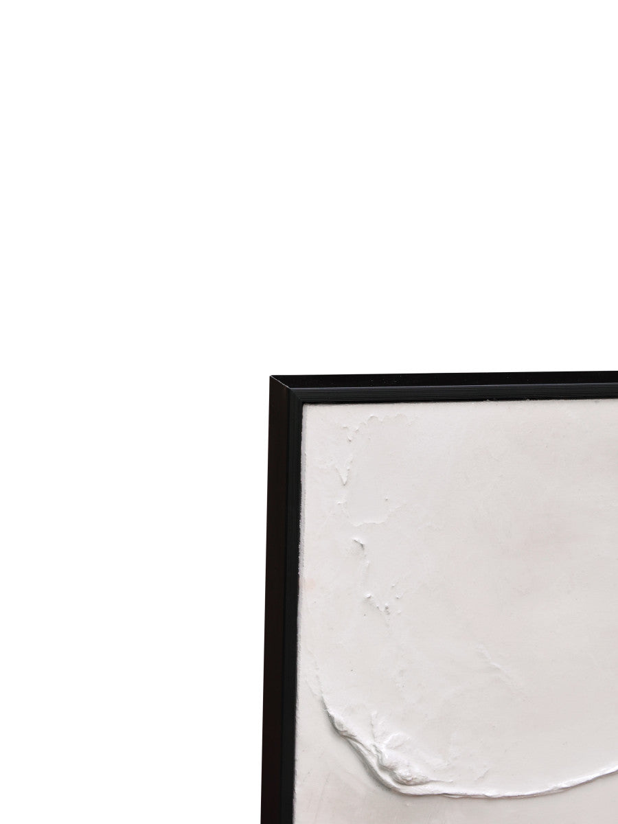 Ölgemälde «Hochglanz Weiss» 100 × 100 cm mit Rahmen – Ansicht 4