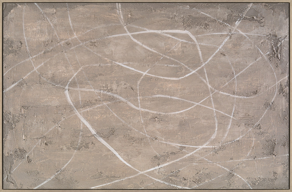 Ölgemälde «Leichte Kratzer» 100 × 150 cm mit Rahmen – Ansicht 3