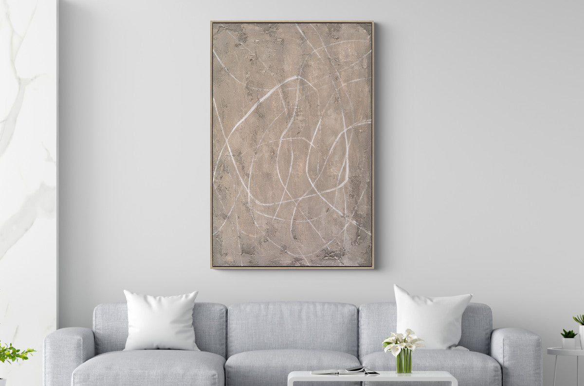 Ölgemälde «Leichte Kratzer» 100 × 150 cm mit Rahmen