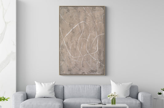 Ölgemälde «Leichte Kratzer» 100 × 150 cm mit Rahmen