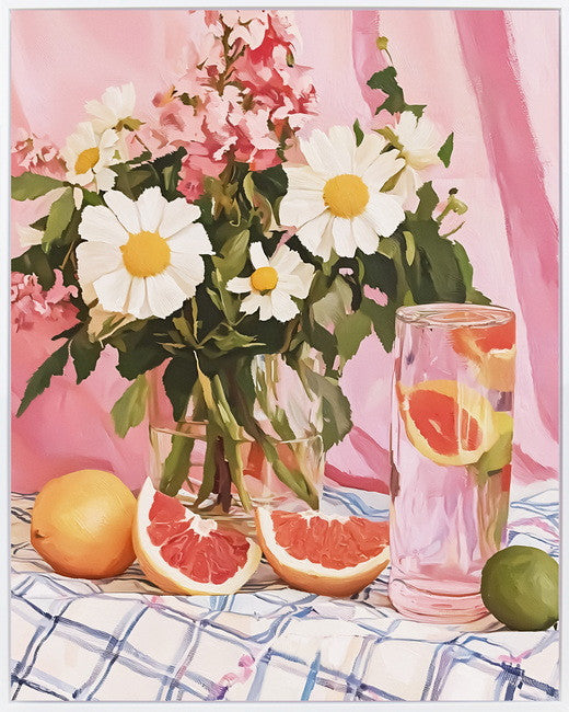 Leinwandbild «Blumenstrauss 2» mit Rahmen 40 × 50 cm