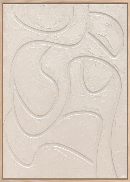 3D-Wanddekoration «Creme 5» 50 × 70 cm