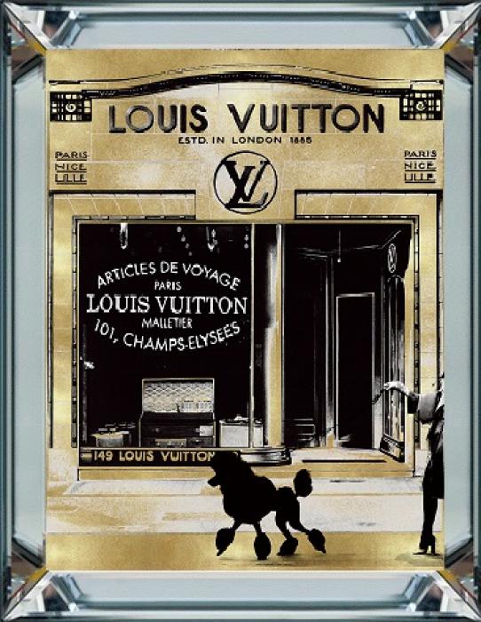 Spiegellijst met prent 40x50cm