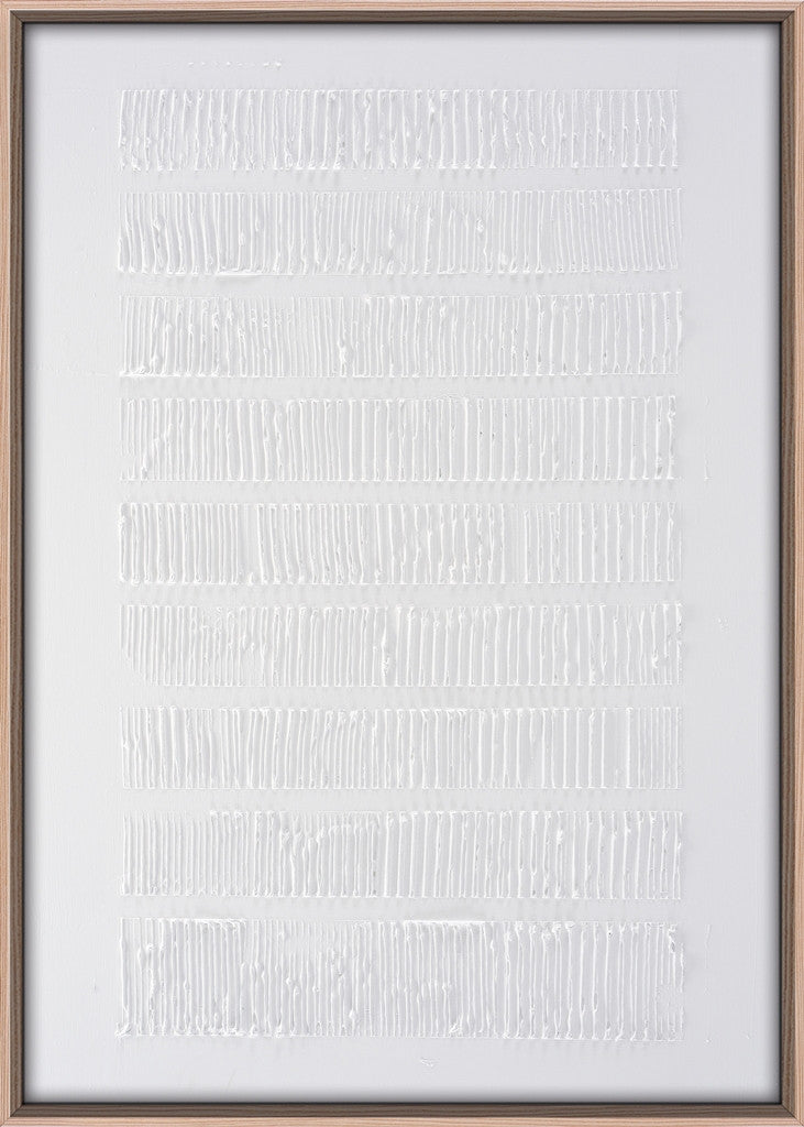 3D-Wanddekoration «Weiss» 50 × 70 cm – 6er-Set – Ansicht 5