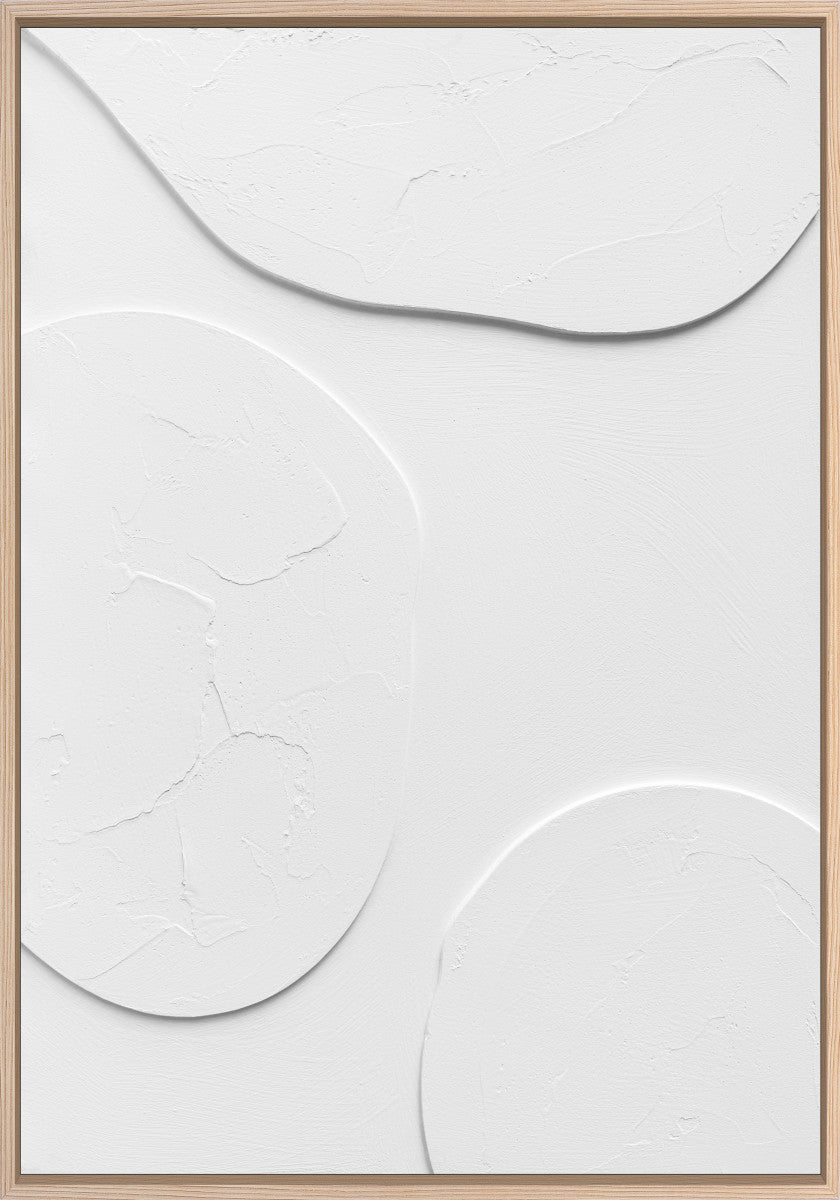 3D-Wanddekoration «Weiss 3» 70 × 100 cm
