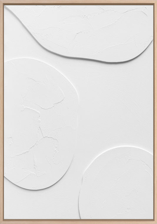 3D-Wanddekoration «Weiss 3» 70 × 100 cm