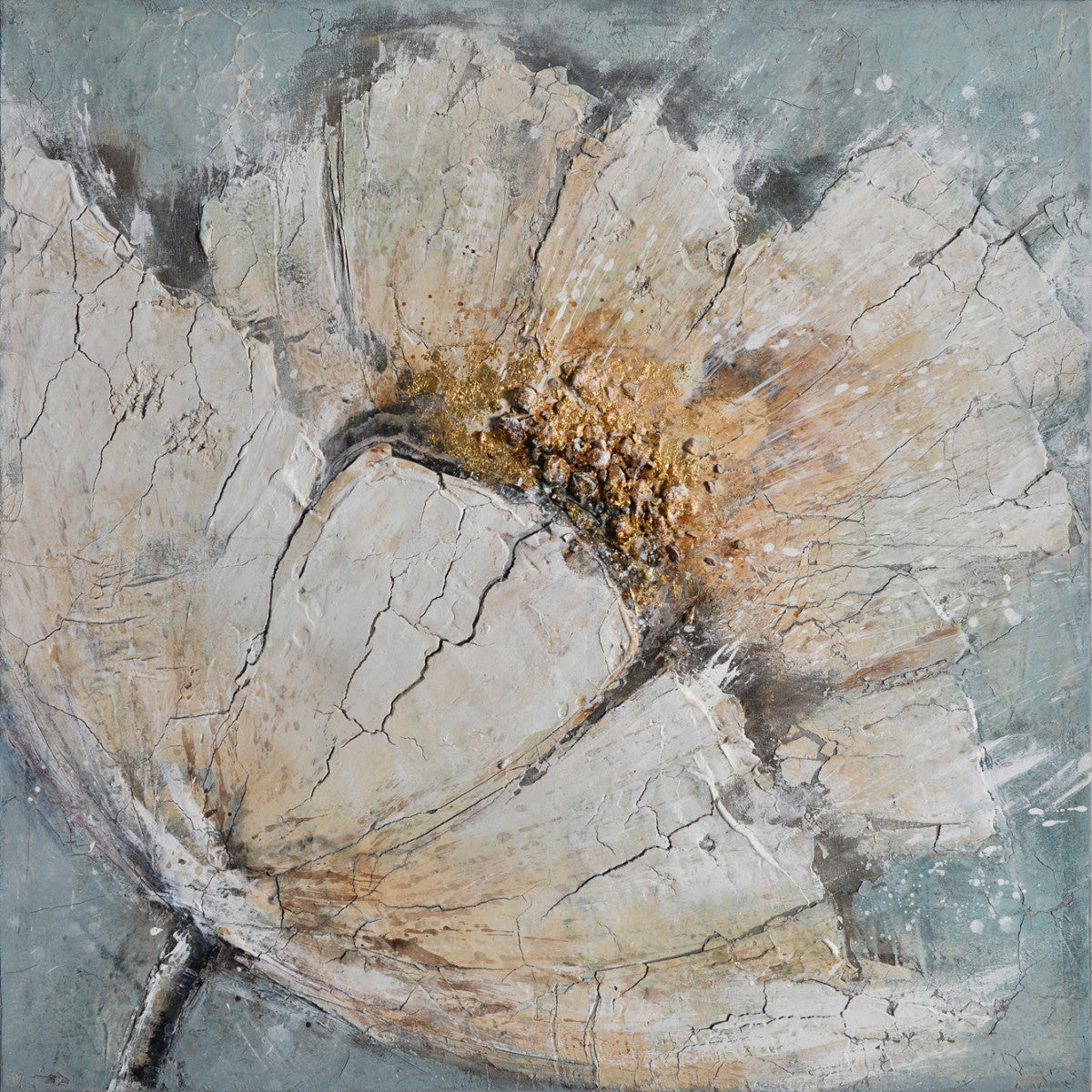 Ölgemälde abstrakt 150 × 150 cm – Art. OTH-0027 – Ansicht 2