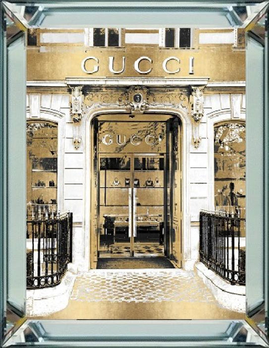 Spiegellijst met prent 40x50cm