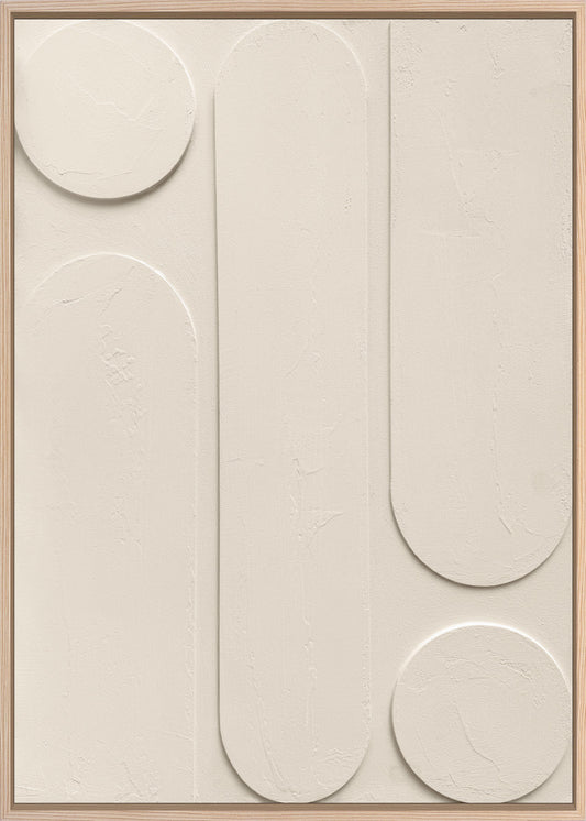 3D-Wanddekoration «Creme 3» 50 × 70 cm