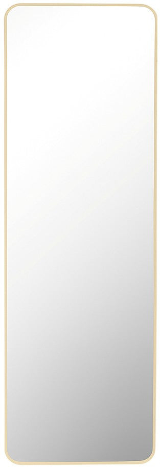 Gebogener Spiegel Sand mit Aluminiumrahmen 50 × 150 cm