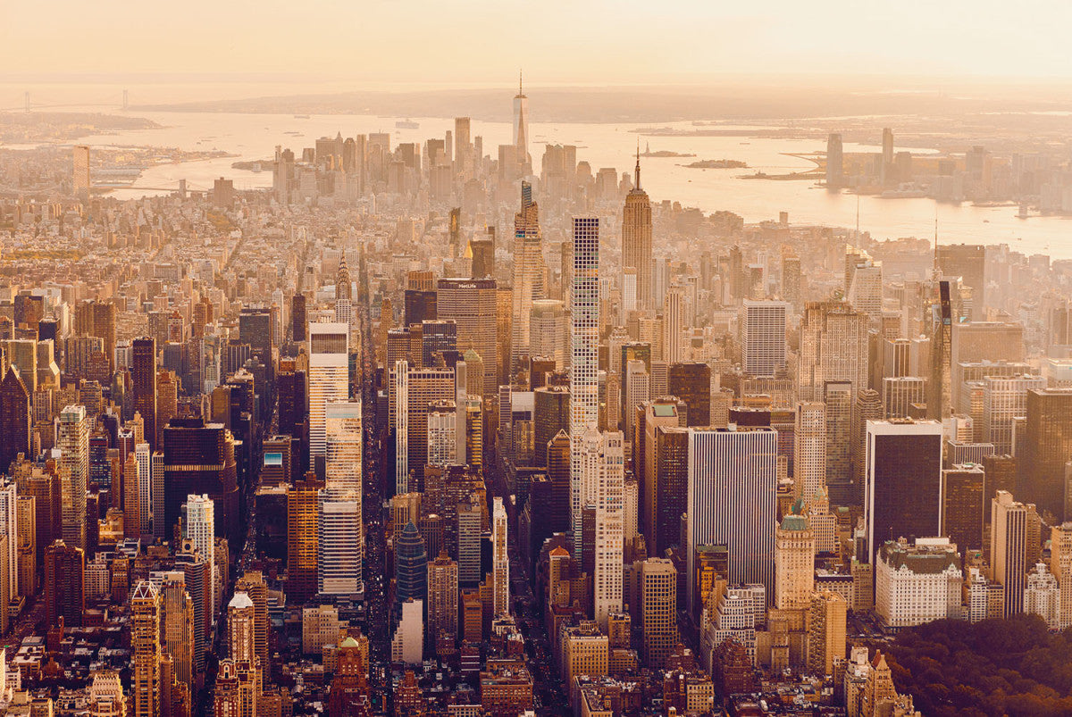 Glasschilderij 120x80cm Manhattan NYC