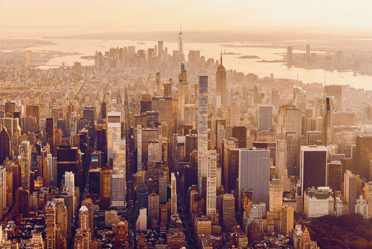 Glasschilderij 120x80cm Manhattan NYC