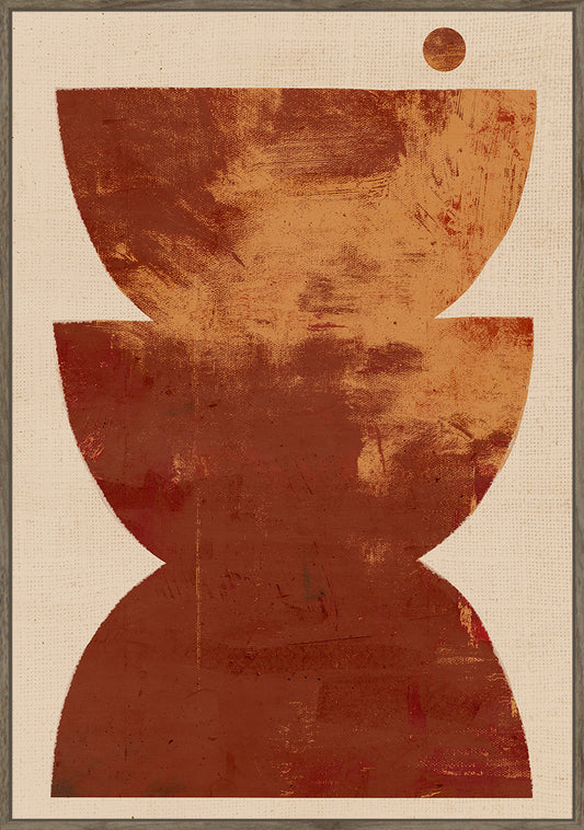 Canvas incl. lijst 80x120cm 'Vase' Materiaal: Acrylverf