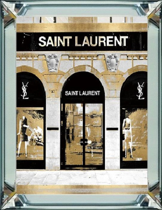 Spiegellijst met prent 40x50cm