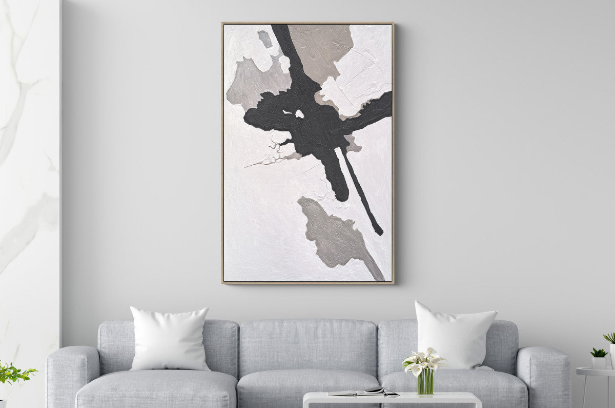 Ölgemälde «Fragmente 2» 100 × 150 cm mit Rahmen